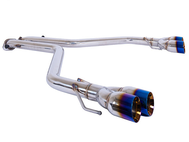 2017-2020 LEXUS IS200T IS300 IS350 MUFFLER DELETE AXLE BACK QUAD BURNT TIPS EXHAUST