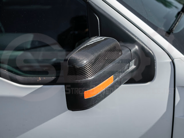 2009-2014 Ford F-150 Raptor SVT | Factory Style Carbon Fiber Mirror Covers Replacement