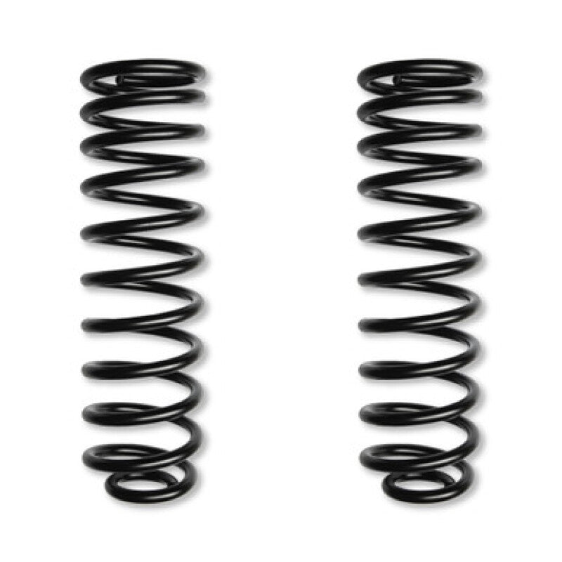 Rock Krawler 4.5-inch lift coil springs for Jeep Wrangler JKU rear, triple rate coilover springs for off-road suspension upgrade.