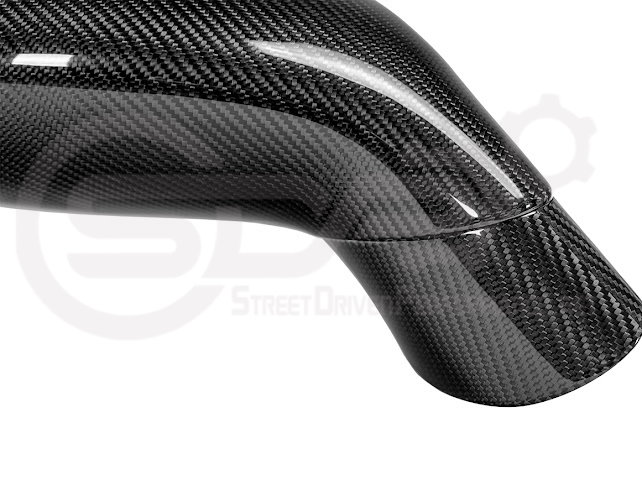 Set of four dry carbon fiber side mirror cap covers for 2005-2013 Chevy Corvette C6, tape-on style, by Street Driven Performance.