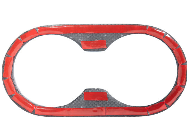 2020-UP TESLA MODEL 3 & Y CARBON FIBER INTERIOR REAR WATER CUP FRAME
