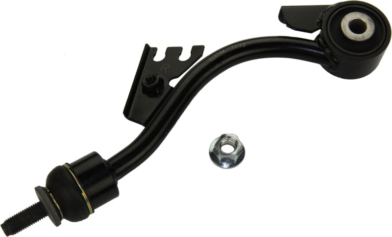 Moog front right sway bar link for Mercedes-Benz E350 2006-2009, automotive suspension part, close-up view.