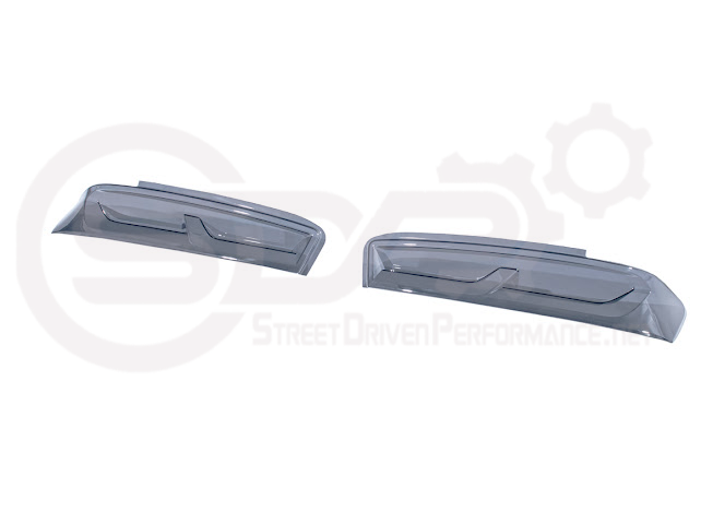 2016-2018 CHEVROLET CAMARO | SMOKE TINTED REAR TAIL LIGHT TRIM BEZEL COVER PAIR
