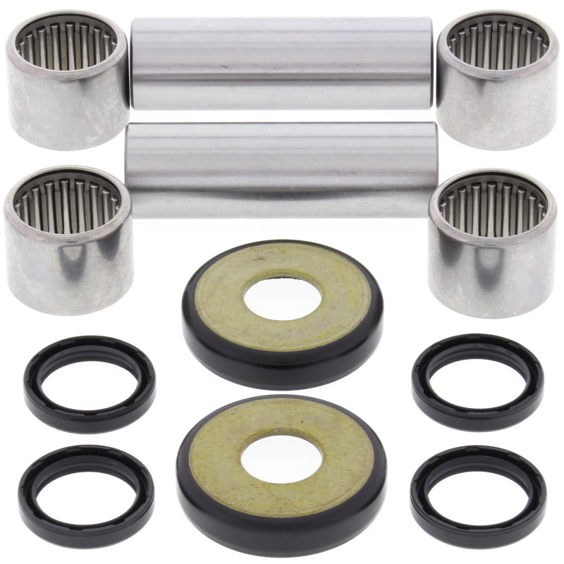 All Balls Racing swingarm bearing kit for Honda XR400R 96-04, showing assembled bearings and components for motorcycle suspension.