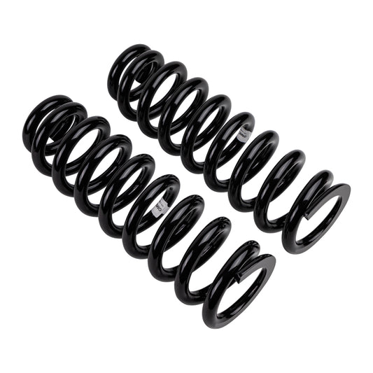 Front coilover spring for Toyota Land Cruiser 200 by Old Man Emu, heavy-duty coil spring for vehicle suspension.