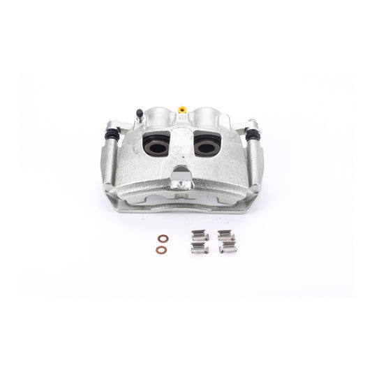 PowerStop OE rear left brake caliper with bracket for Dodge Ram 2500 2009-2010, showing the black caliper assembly.
