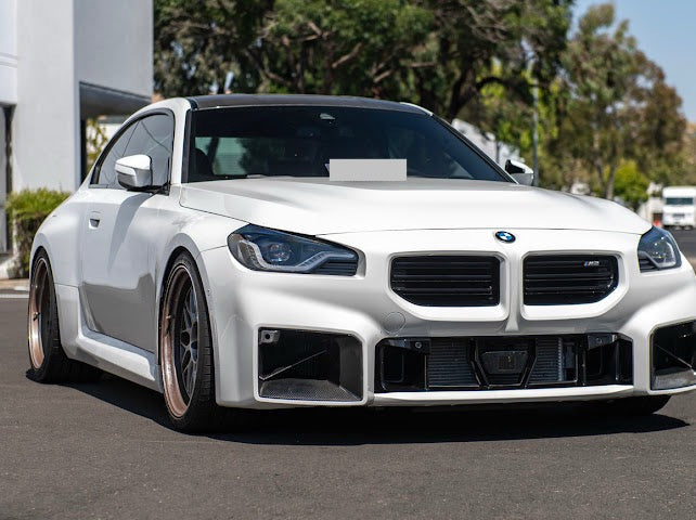 2023-Up BMW G87 M2 | M-Performance Style Carbon Fiber Front Side Duct Vents Replacement (Pair)