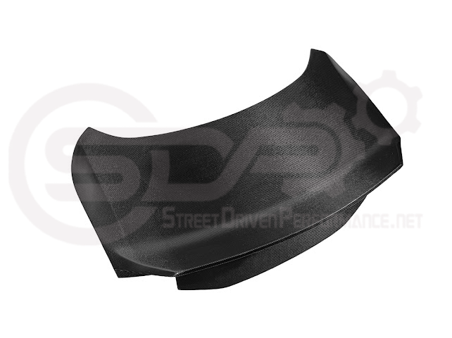 2024-Up Ford Mustang S650 | Factory Integrated Ducktail Style Carbon Fiber Replacement Rear Trunk Lid