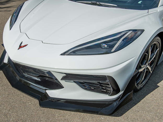 2020+ CORVETTE C8 STINGRAY & Z51 | SDP PERFORMANCE TRACK EDITION FRONT SPLITTER LIP GROUND EFFECTS