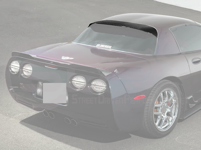 1997-2004 Corvette C5 Z06 Coupe | SDP Performance CARBON FIBER Rear Window Top Roof Wing Spoiler