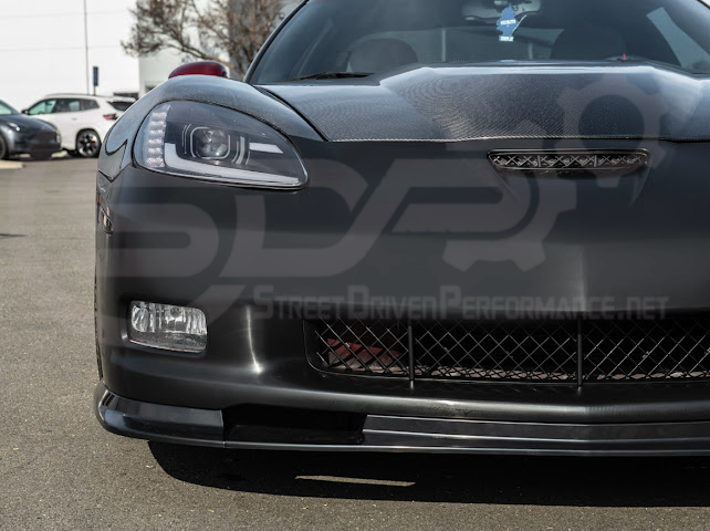 2005-2013 CHEVROLET CORVETTE C6 BASE | C6 ZR1 STYLE PRIMER BLACK FULL FRONT BUMPER CONVERSION KIT
