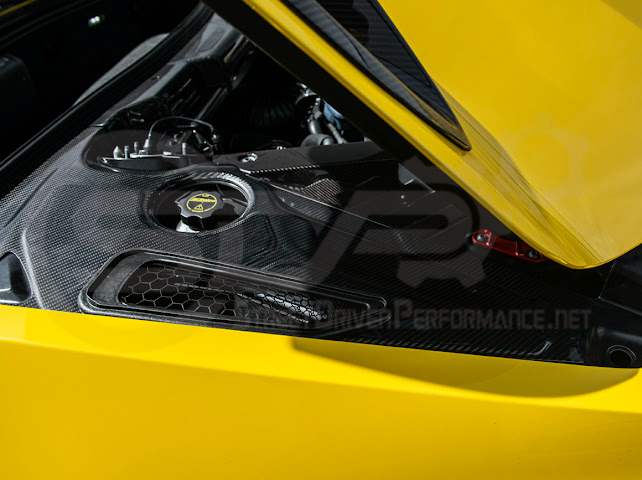 2025-Up Corvette C8 ZR1 | CARBON FIBER Engine Bay Trim Panel Cover Pair