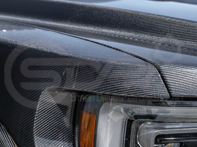 2021-UP F-150 RAPTOR | FACTORY STYLE CARBON FIBER SIDE FENDERS & VENTS REPLACEMENT