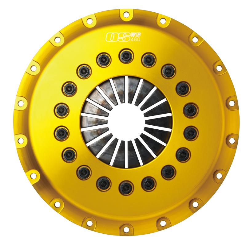 OS Giken twin plate clutch kit with lightweight flywheel for Nissan 350Z and 370Z VQ35HR and VQ37HR engines.