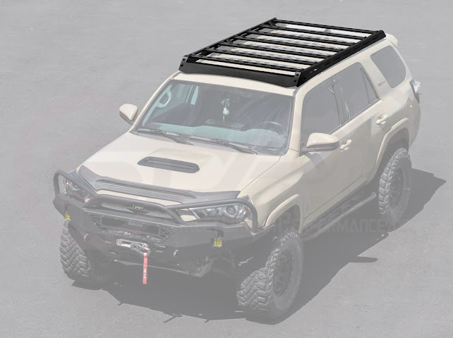 2010-2024 Toyota 4Runner | Carbon Steel Black Top Roof Rack Cargo Carrier