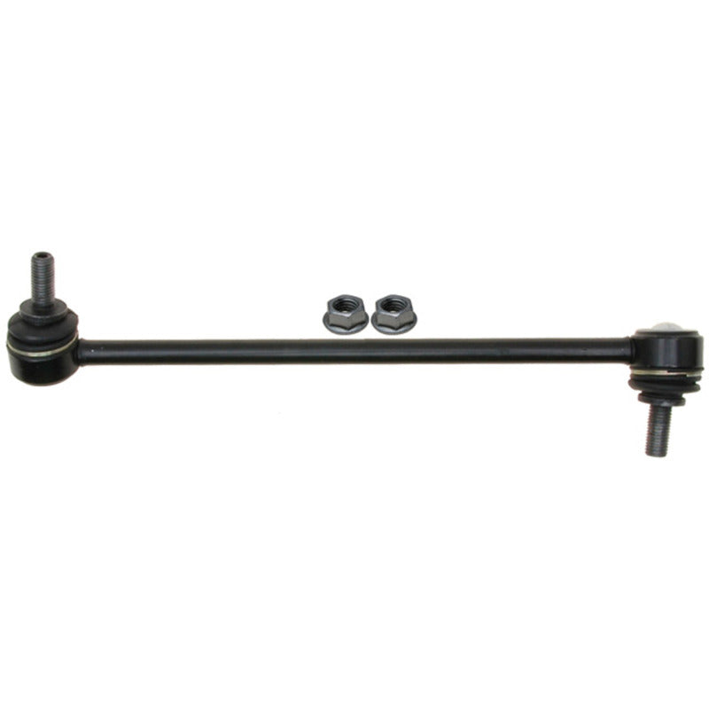 Moog front right sway bar endlink for Mercedes-Benz C250 (2010-2015) showing the metal linkage part with rubber bushings