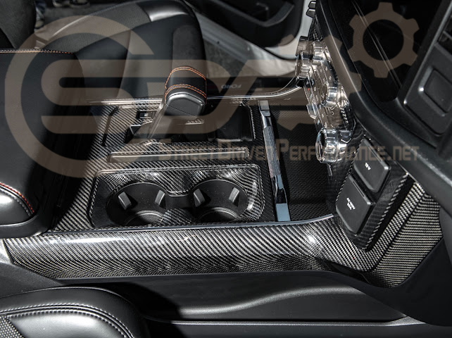2021-UP FORD F-150 | FACTORY STYLE CARBON FIBER CENTER CONSOLE SIDE PANELS TRIM COVER PAIR