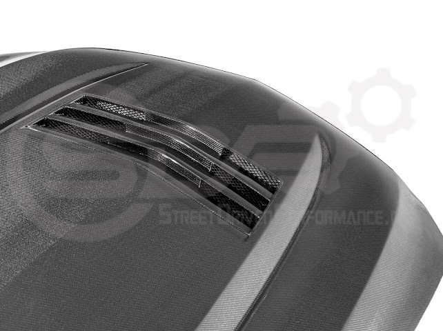 2020-Up Cadillac CT5 / CT5-V / CT5-V Blackwing | “CTS-V, V3” Style CARBON FIBER Front Vented Hood