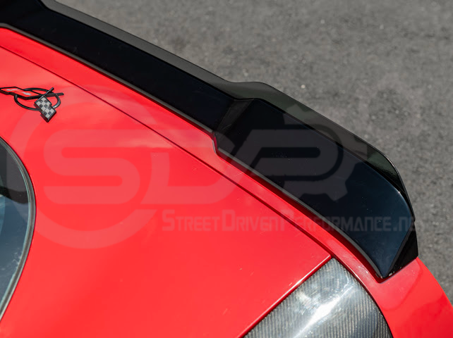 1997-2004 Chevrolet Corvette C5 | ZR1 Extended Style GLOSSY BLACK Rear Trunk Lid Wickerbill Spoiler Wing