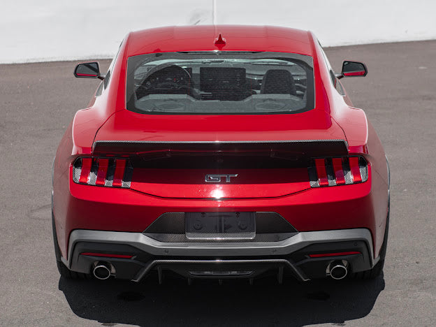 2024-UP FORD MUSTANG S650 | CARBON FIBER REAR TRUNK DUCKTAIL INTEGRATED WING SPOILER MODULE