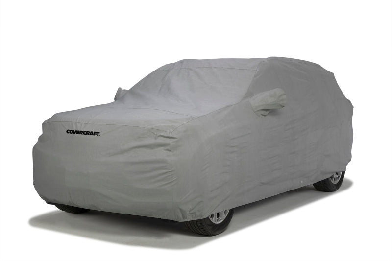 Covercraft Ford Lightning custom 3-layer gray car cover for moderate climate protection, designed for 1999-2004 Ford Lightning trucks.