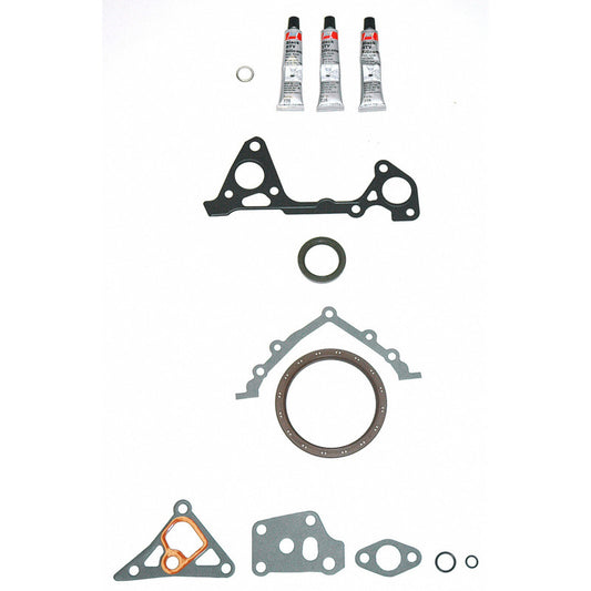 Fel-Pro Mitsubishi Montero Sport engine conversion gasket set with multiple gaskets and seals for engine repair.