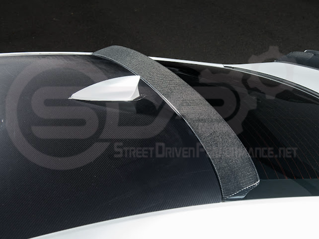 2013-2018 Cadillac ATS ATS-V Coupe | Carbon Fiber Rear Roof Top Window Spoiler Wing