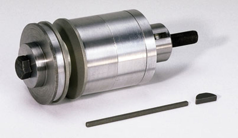 Moroso Chevrolet Small Block alternator drive kit with brackets and hardware, designed for early Delco alternators.