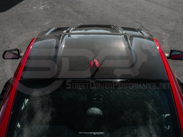 2015-Up Ford Mustang S550 & S650 Coupe | Factory Style Dry CARBON FIBER Tape-On Top Roof Panel Cover