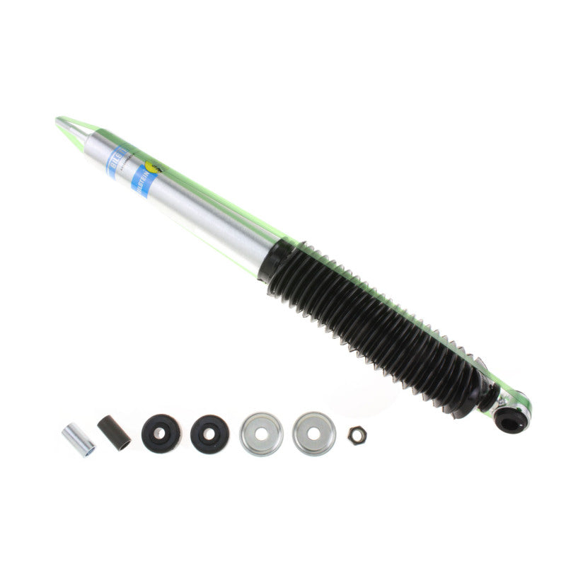 Bilstein 5125 Series KBOA lifted truck shock absorber, 266.5mm, showing the durable metal body and mounting components.