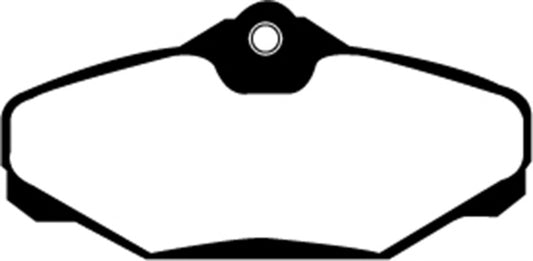 EBC Ultimax2 rear brake pads for Ford Taurus 3.0, OE style, showing the brake pad set with friction material and backing plates.