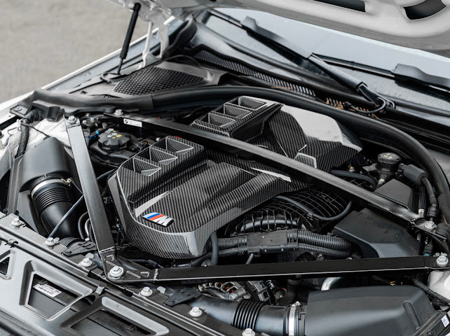 2023-UP BMW G87 M2 | Factory Style Carbon Fiber Front Engine Cover Replacement