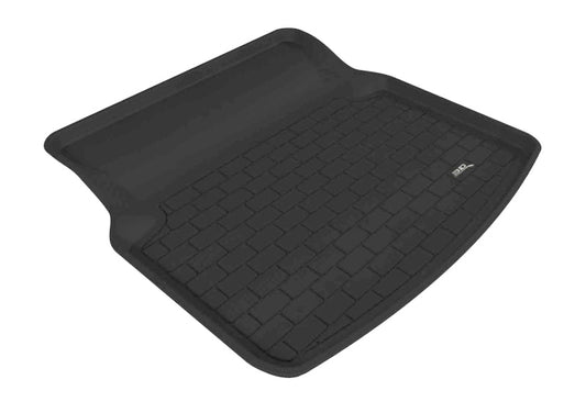 Black 3D MAXpider rubber cargo liner for 2010-2017 Mercedes-Benz E-Class Kagu, durable mat with textured surface for trunk protection.