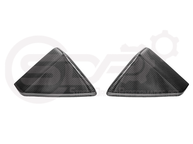 2024-Up Tesla Cybertruck | Factory Style Carbon Fiber Side Mirror Covers Pair