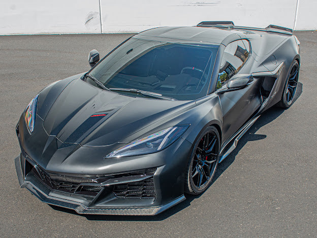 2023+ CORVETTE C8 Z06 & E-Ray | 3-PIECES FRONT LIP SPLITTER GROUND EFFECTS