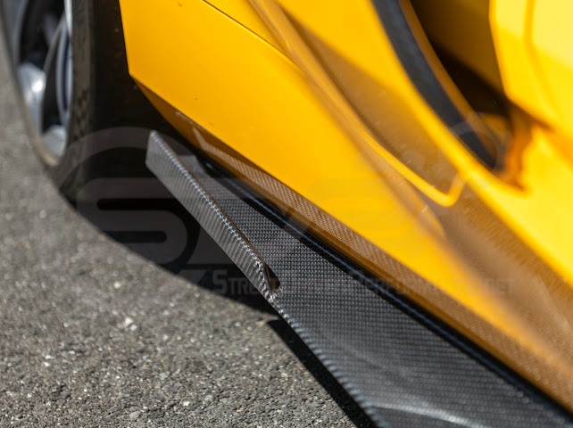 2023-UP CHEVROLET CORVETTE C8 Z06 & E-RAY | SDP PERFORMANCE TRACK STYLE SIDE SKIRTS ROCKER PANEL GROUND EFFECTS