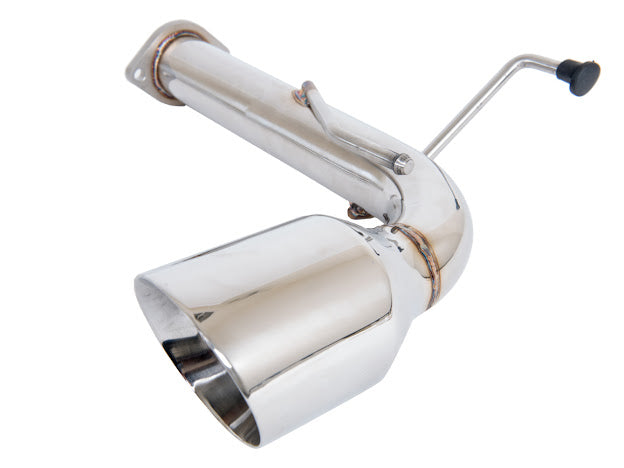 Street Driven Performance exhaust axle back for 2013-2021 Scion FR-S, Subaru BRZ, Toyota 86 with dual exhaust tips, chrome or burnt blue.