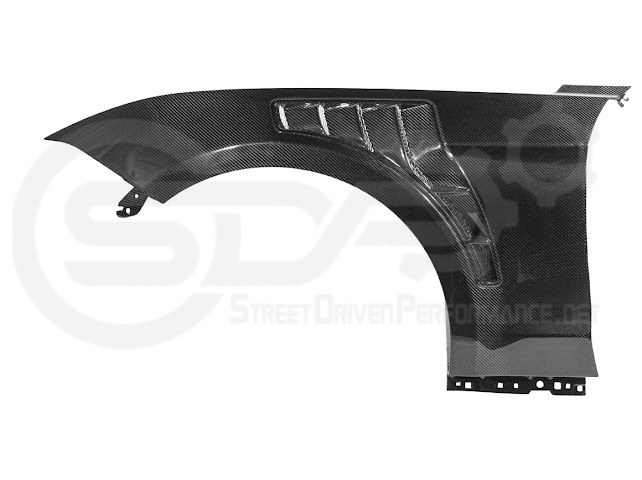 2018-2023 Ford Mustang S550 | GT500 Style Carbon Fiber Front Side Vented Fenders PAIR
