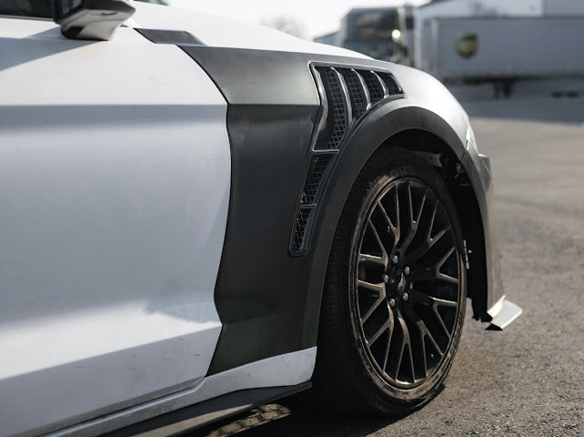 2018-2023 FORD MUSTANG | GT350 STYLE FRONT SIDE VENTED FENDERS
