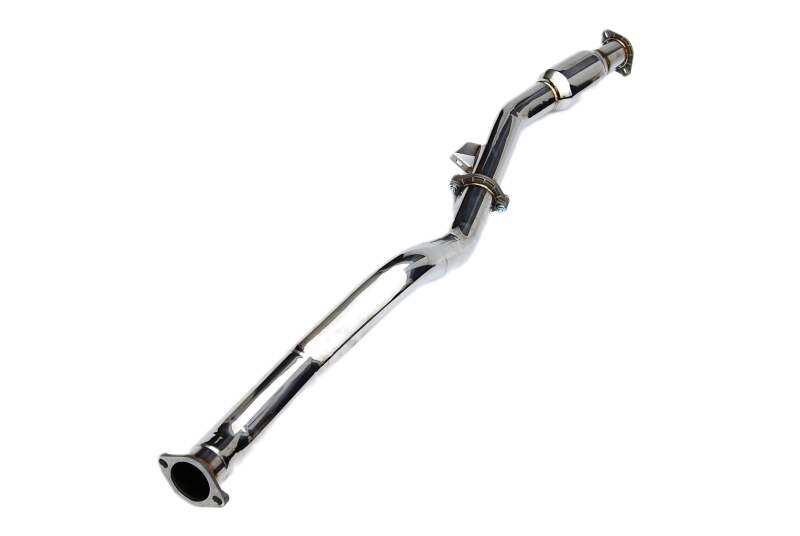 Invidia 2022+ Subaru WRX high flow cat front pipe connecting pipe, automotive exhaust upgrade, metal pipe with flange