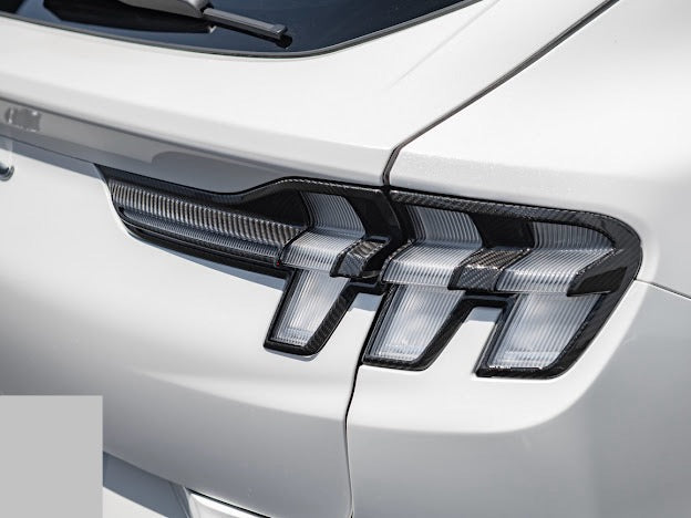 2021-UP MUSTANG MACH-E | CARBON FIBER REAR TAIL LIGHT BEZEL COVER