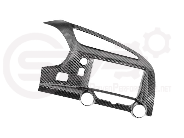 2014-2019 CHEVROLET CORVETTE C7 | FACTORY STYLE DRY CARBON FIBER CENTER INFOTAINMENT INSTRUMENT PANEL CLUSTER TRIM PLATE COVER OVERLAY