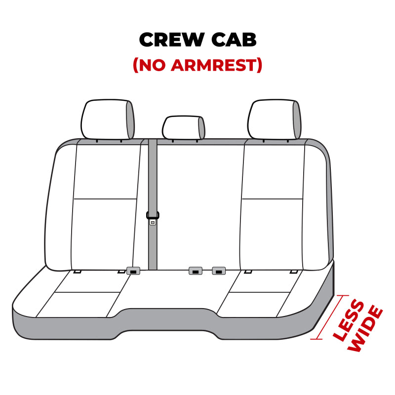 Covercraft Carhartt Super Dux seat cover for Dodge RAM 2500/3500 second row seats in gravel fabric, custom fit for durable protection.