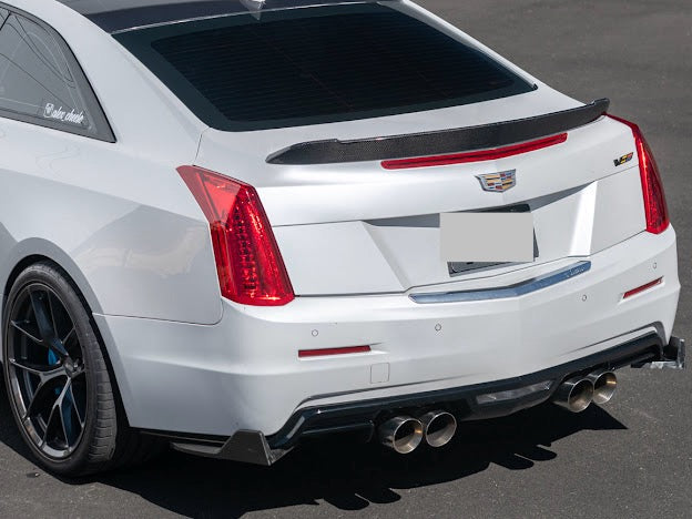 2016-2019 Cadillac ATS-V COUPE  | SDP Package Carbon Fiber Trunk Spoiler Wing