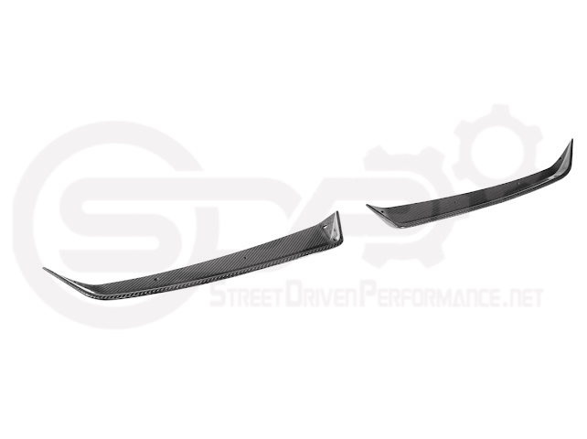 2023-Up CORVETTE C8 Z06 / E-RAY / ZR1 | CARBON FIBER 1.5 INCH EXTENDED REAR SPOILER WING WICKER BILL WINGLETS PAIR