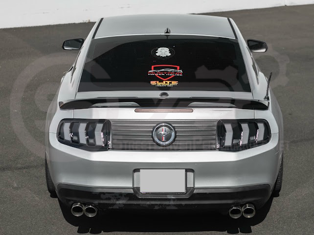 2010-2014 Ford Mustang S550 | GT500 Style GLOSSY BLACK Rear Trunk Lid Wing Spoiler