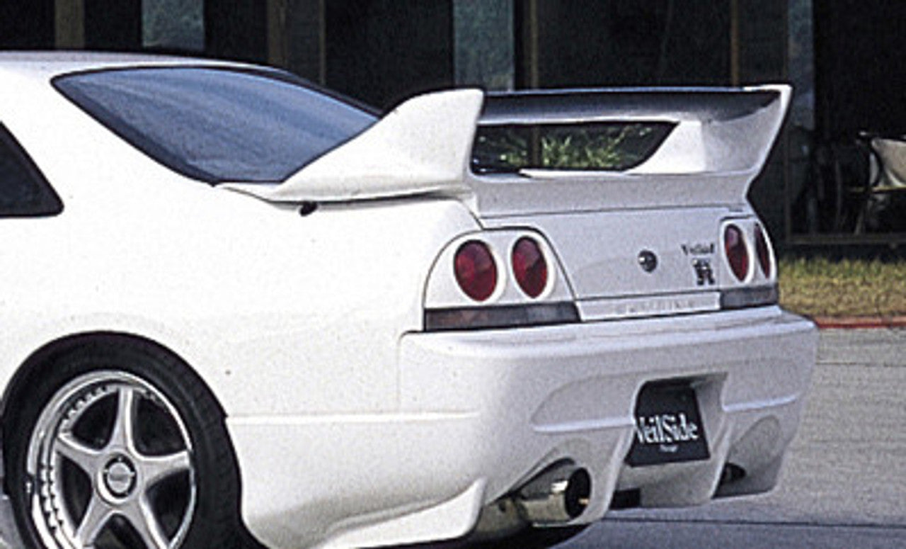VeilSide 1993-1998 Nissan Skyline GTR JDM BNR33 C-I Model FRP Rear Wing With CARBON Top Blade (FRP & CARBON)