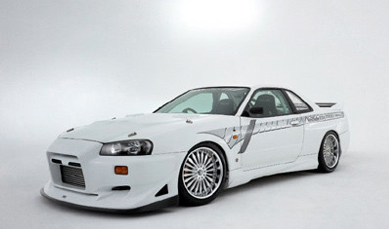 VeilSide 1999-2002 Nissan GTR BNR34 Skyline Street Drag Model Complete Kit (FRP)