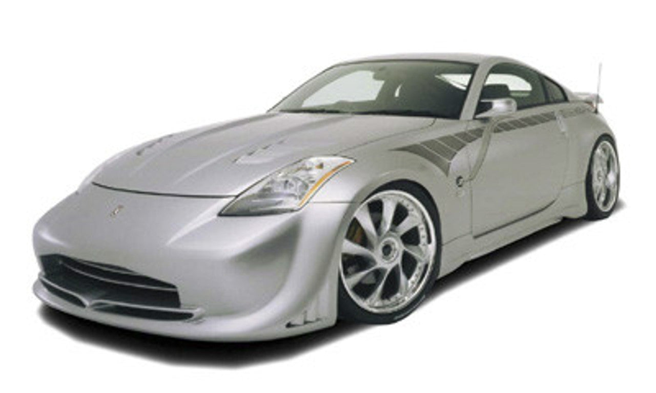VeilSide 2003-2008 Nissan 350Z Fairlady Z Z33 Ver. II Model Front Bumper Spoiler (FRP)