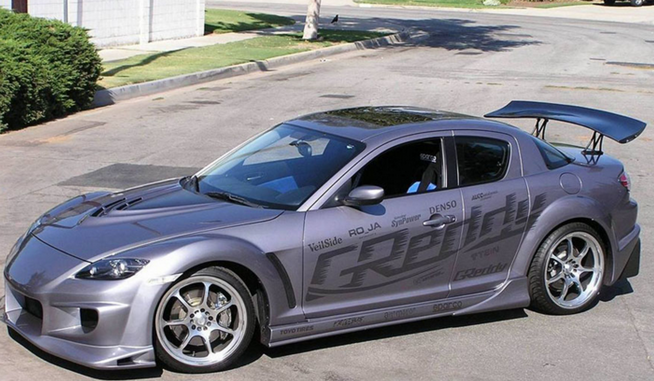 VeilSide 2003-2008 Mazda RX8 SE3P VS D1-GT Model CARBON Hood (CFRP)